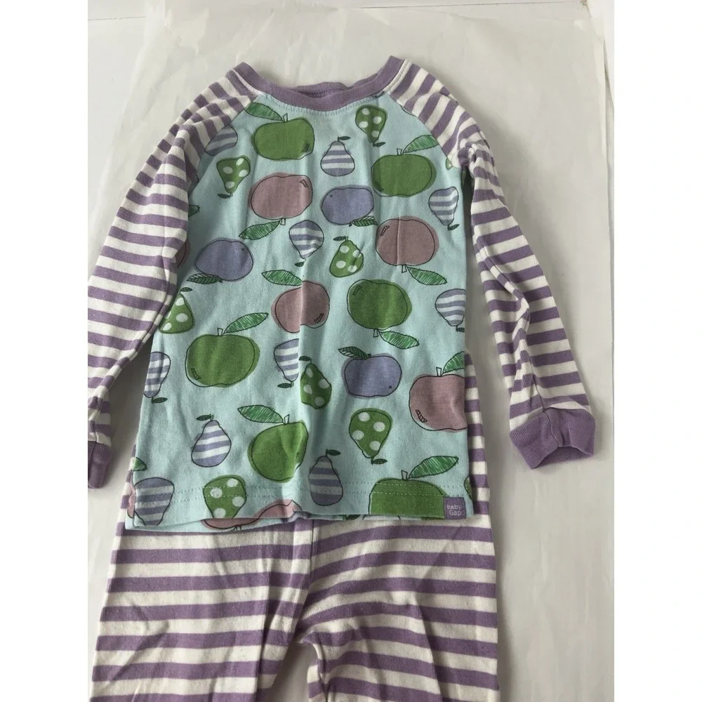 VTG Baby Gap Toddler Stripped Pajamas Size 2 Years